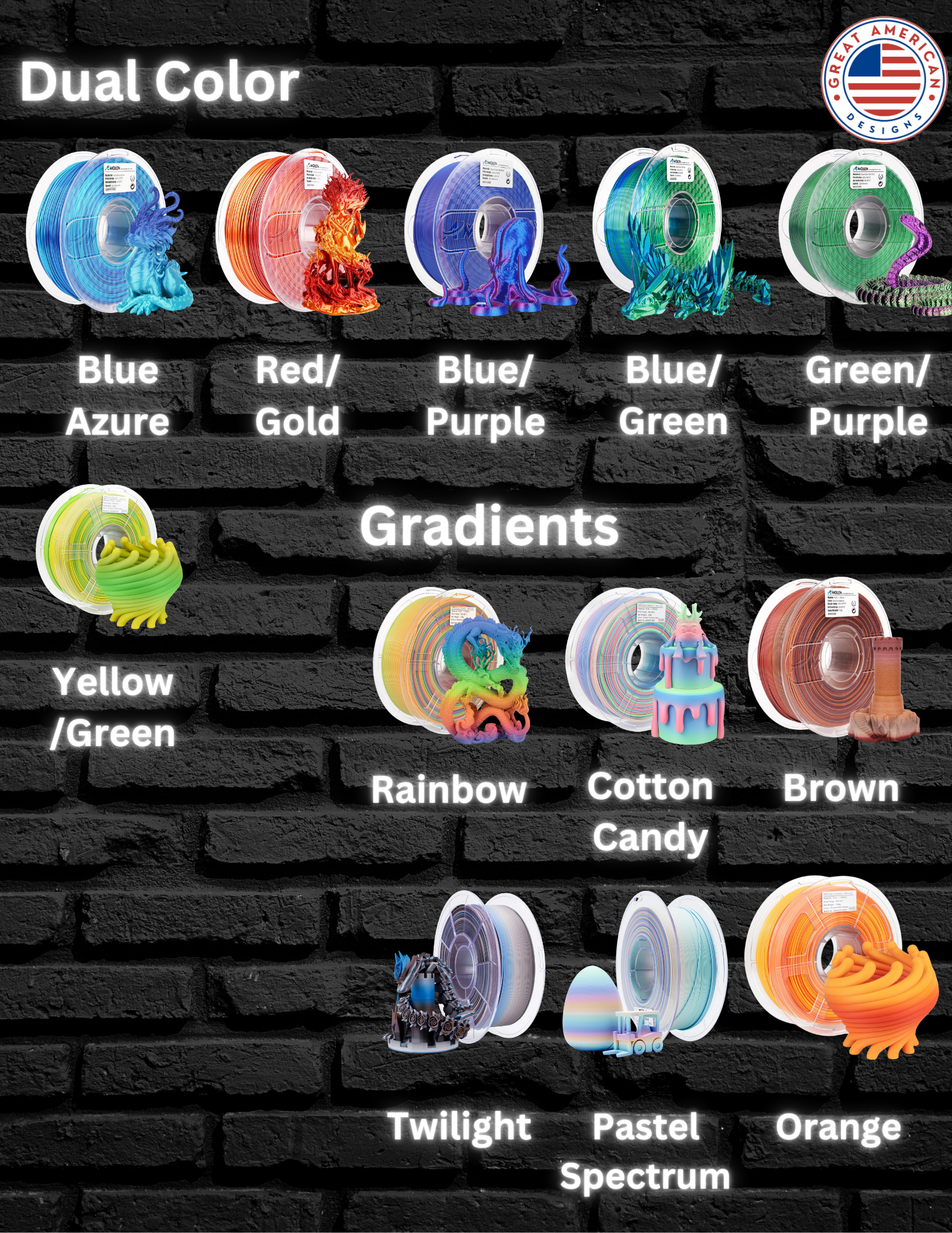 Great American Designs – Engroshandel Fidget - Børn – Mini Kæledyrsten Blind Box Samlerobjekt 3D-printet Legetøj11