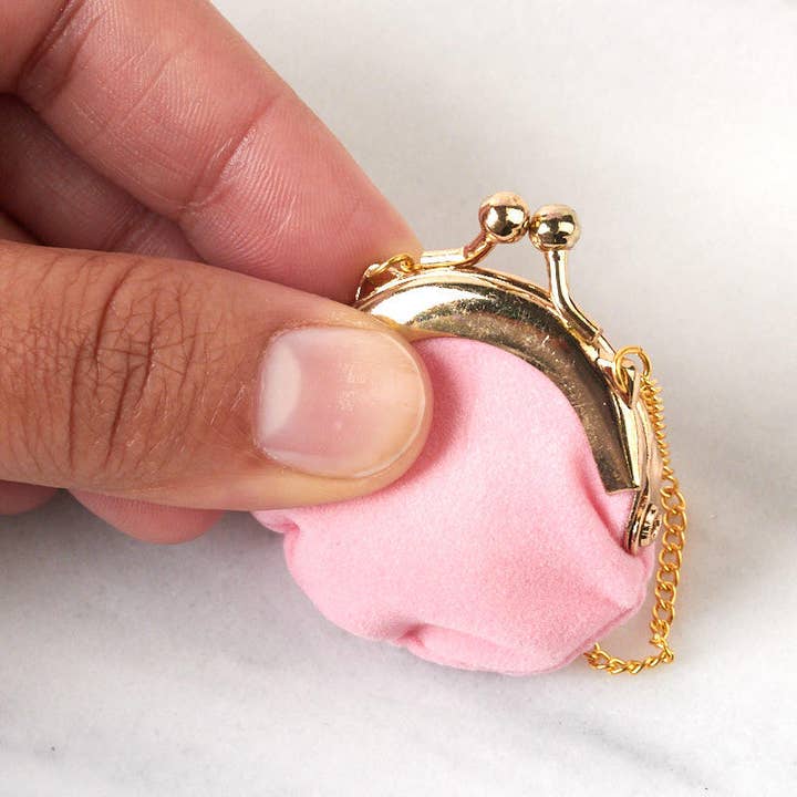Factory Direct Craft - Wholesale Purse/Bag Accessory - Unisex - Small Velveteen Doll Purse - Select Color + Size