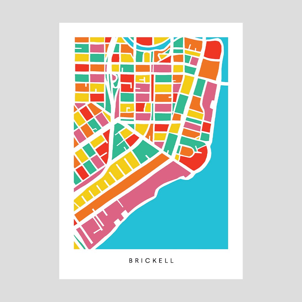 Faraway Places Paper - Wholesale Postcard Set - Miami, Palm Beach Neighborhood Print Postcards - Set of 101