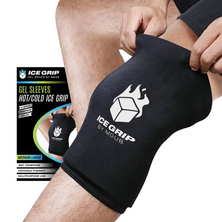 Ice Grip - Gel Sleeve, Knee Brace, Knee Support, Elbow Brace, Elbow Support for wholesale by MDUB