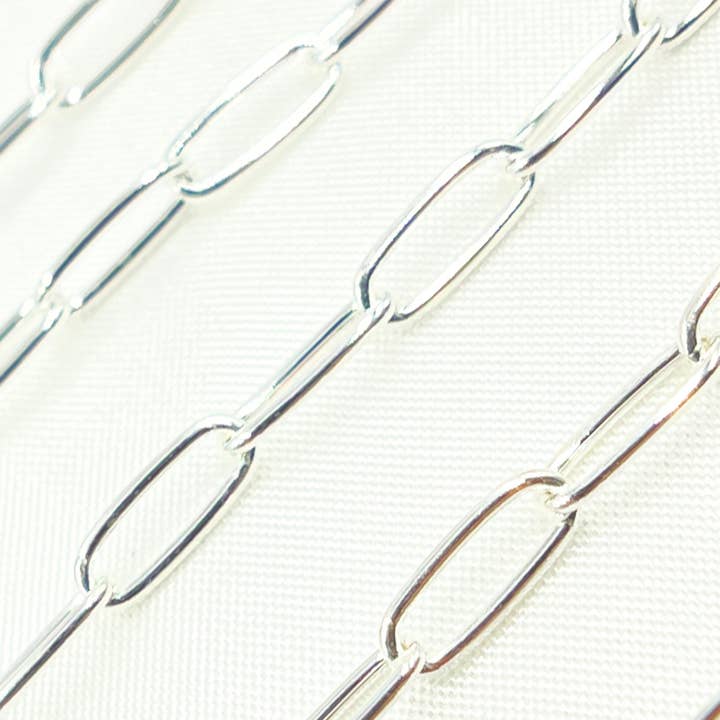 Jewels & Chains - Wholesale Link & Chain Necklace - 2903SS. 925 Sterling Silver Smooth Paperclip Chain1