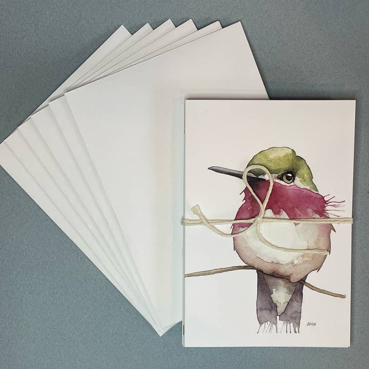 Little Bird Notecard set for wholesale by Darya M Bowskill