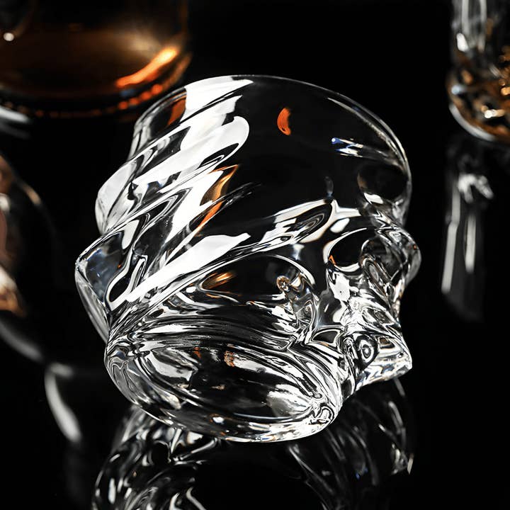 TsukiGlass - Wholesale Cocktail/Liquor Glass - Set of 4 Storm Japanese Crystal Whisky Glass2