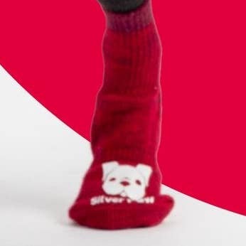 Silver Paw - Vente Chaussettes – chien - Chaussettes de compression pour chiens - Rouge2