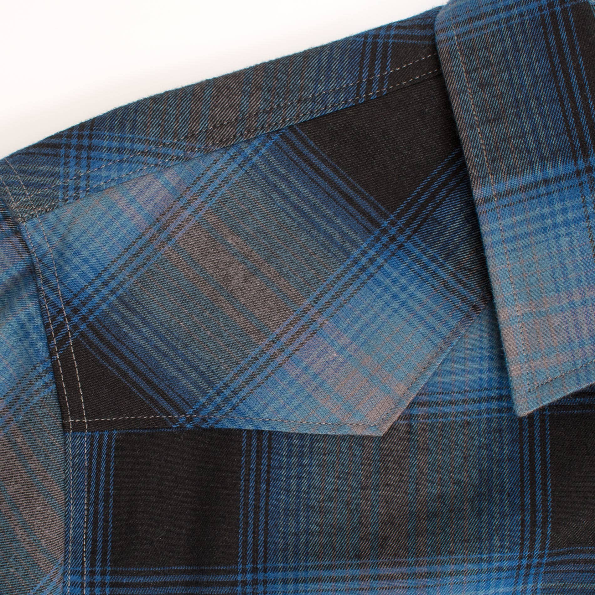 Rodeo Clothing - Wholesale Button Down Shirt - Men's - Men's Western Long Sleeve Flannel Shirts With Snap Buttons8