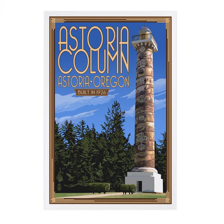 PREMIUM POSTCARDS Astoria Column, Oregon for wholesale by Lantern Press