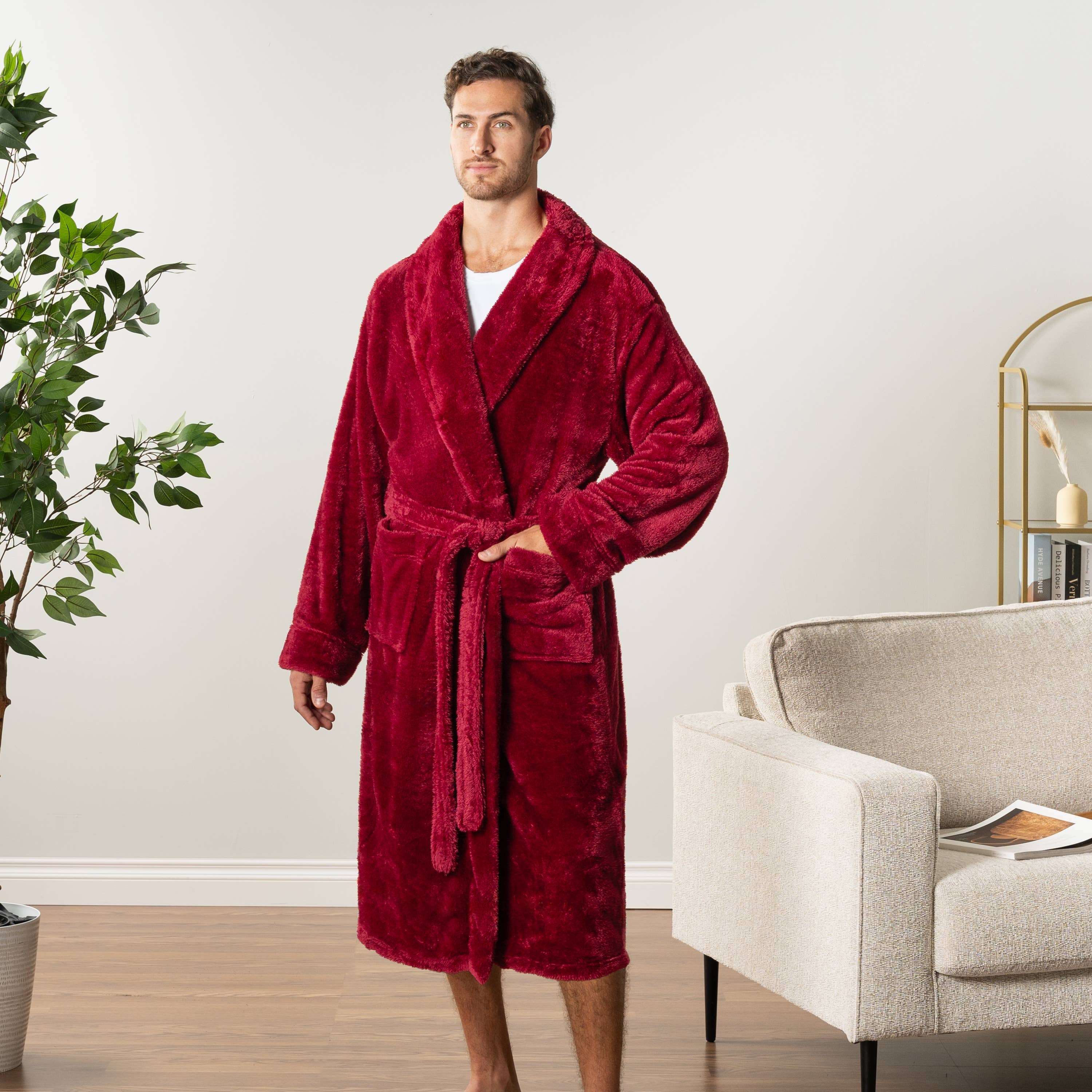 Pavilia - Wholesale Robe - Men's - Men's Sherpa Fluffy Robe68