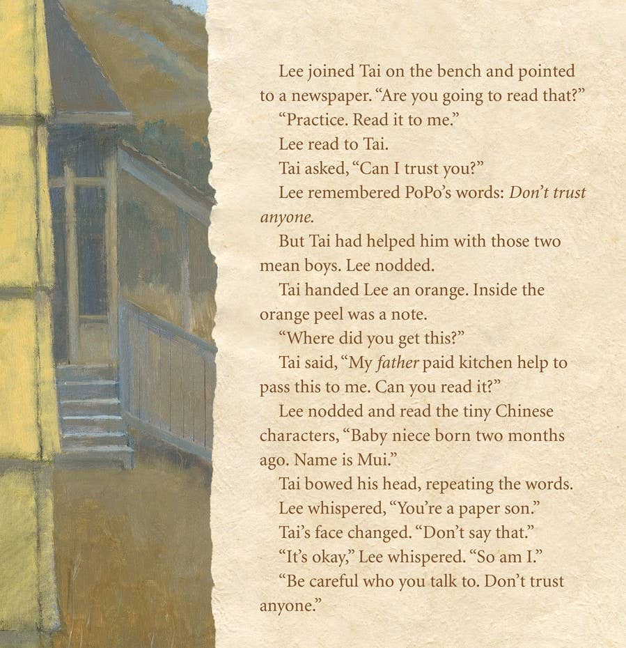 Sleeping Bear Press - Wholesale Middle Grade Book (9-12) - Paper Son: Lee's Journey to America Picture Book6