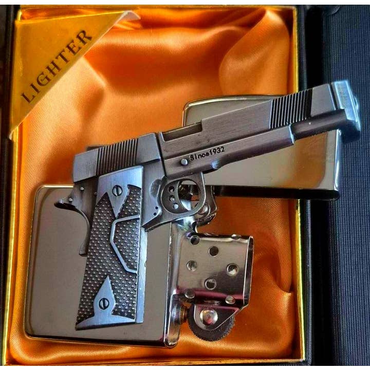 Sej Poleret Transformer Våben Lighter for engroshandel hos Lighter King