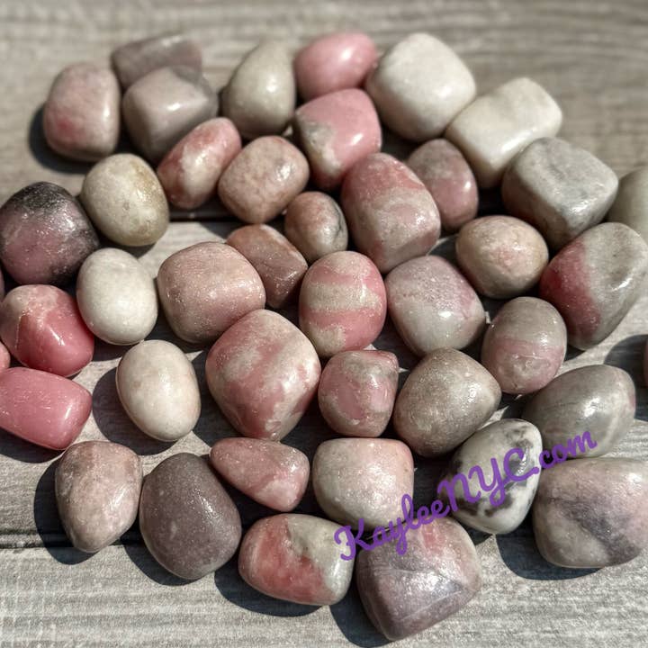 KayleeNYC - Wholesale Spiritual Stone/Crystal - 2 Lbs Natural Pink Opal Tumble Healing Energy3