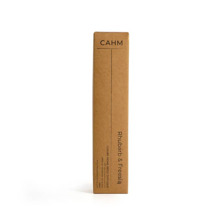 CAHM - Wholesale Reed Diffuser - Rhubarb Freesia Clear Reed Diffuser | Luxury Reed Diffusers3