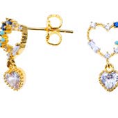 Brincos Prata Love Kollektion - Dream Rosa für den Großhandel von ARTE NOVA