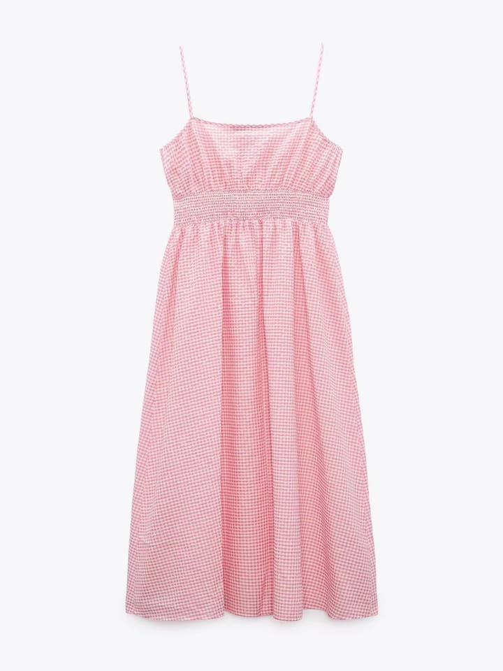 Rosa Abito Anika in vendita all'ingrosso su Faire1