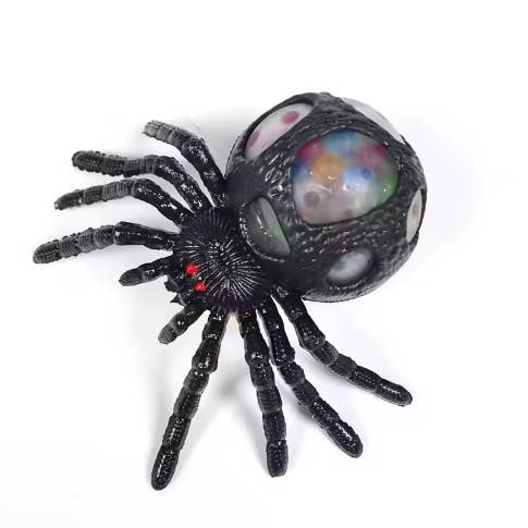 Toyarina - Wholesale Squishy toy – Kids & Baby - Black Spider Squeeze Toy – Halloween Stress Relief Gift1