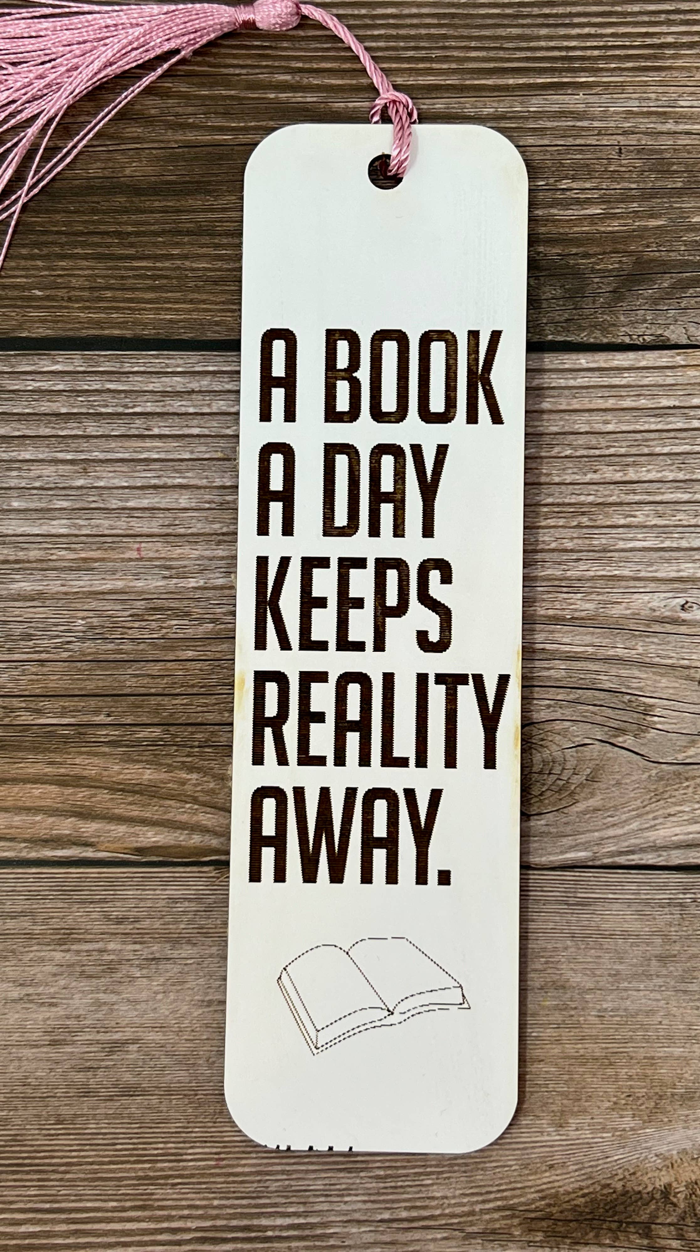 Tara’s Craft Room - Wholesale Bookmark - Wood Engraved Bookmarks with funny sayings1