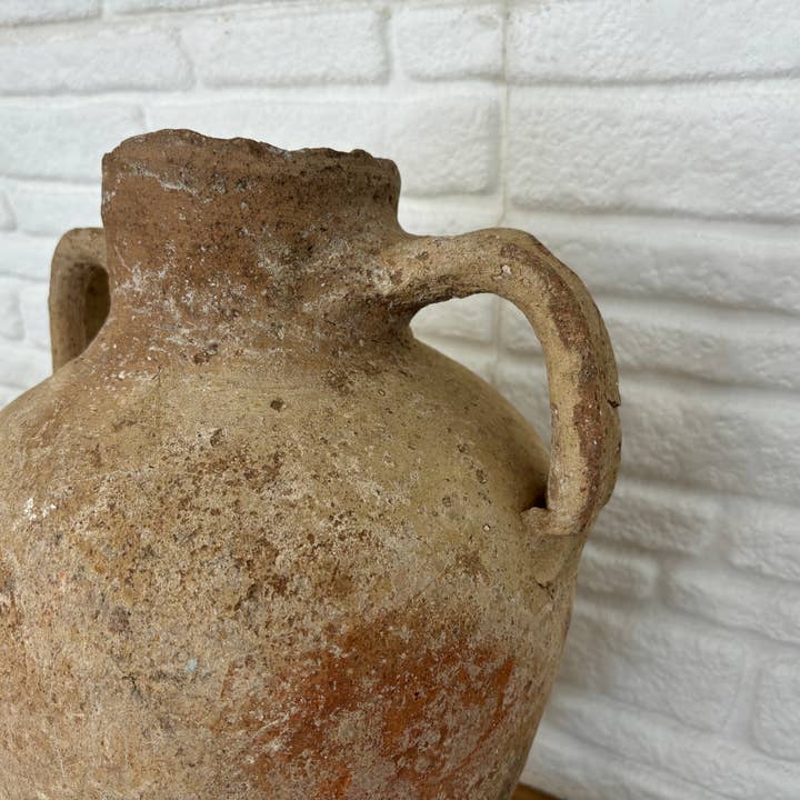 Rustic Remnents - Wholesale Decorative Jar - Turkish Pottery, Olive Oil Pot, Old Clay Pot,