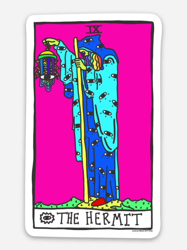 The Hermit Tarot Card for wholesale by Liminal Moon Art Club