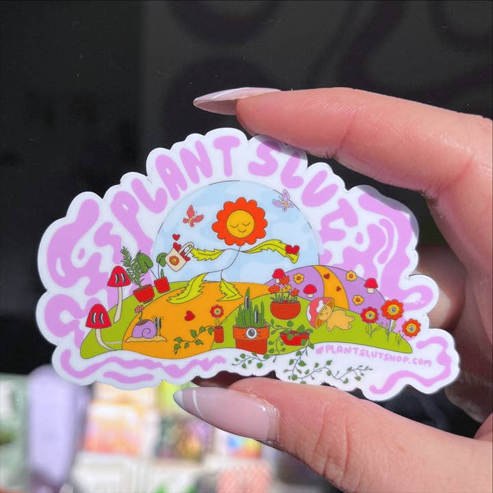 Plant Slut Fantasy Sticker & Magnet for wholesale by Plant Slut
