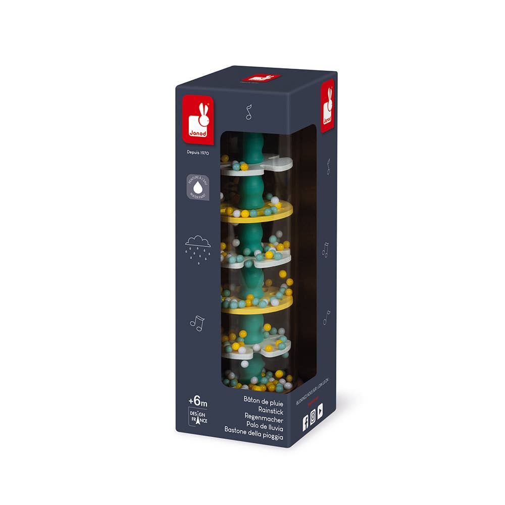 Janod - Wholesale Musical Toy - Kids & Baby - Pure - Rainstick1