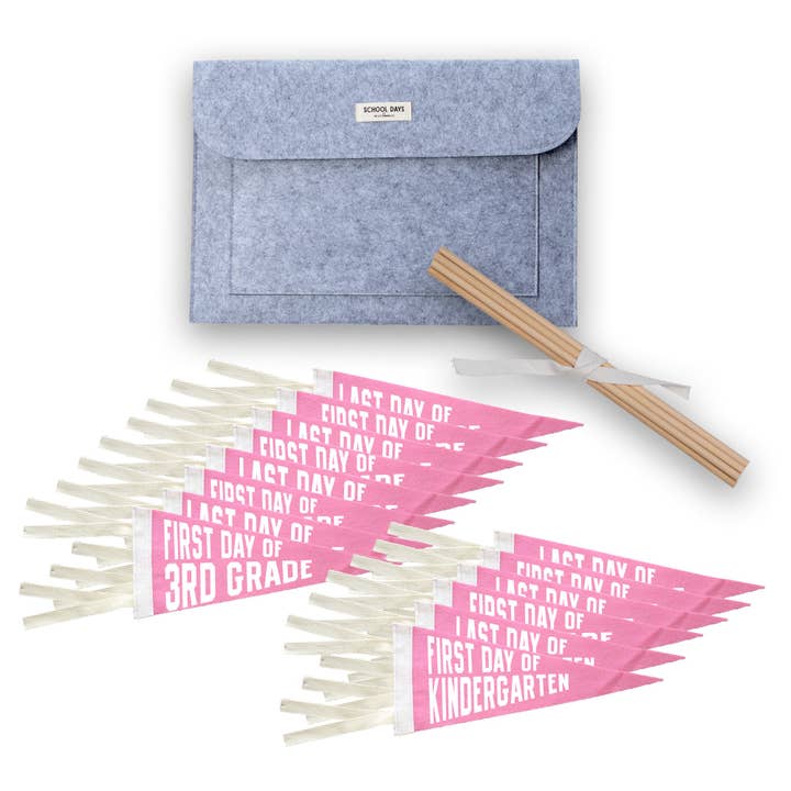 The Letterman Co – Bandeira por atacado – Primeiro dia Galhardete escolar no último dia - ROSA7