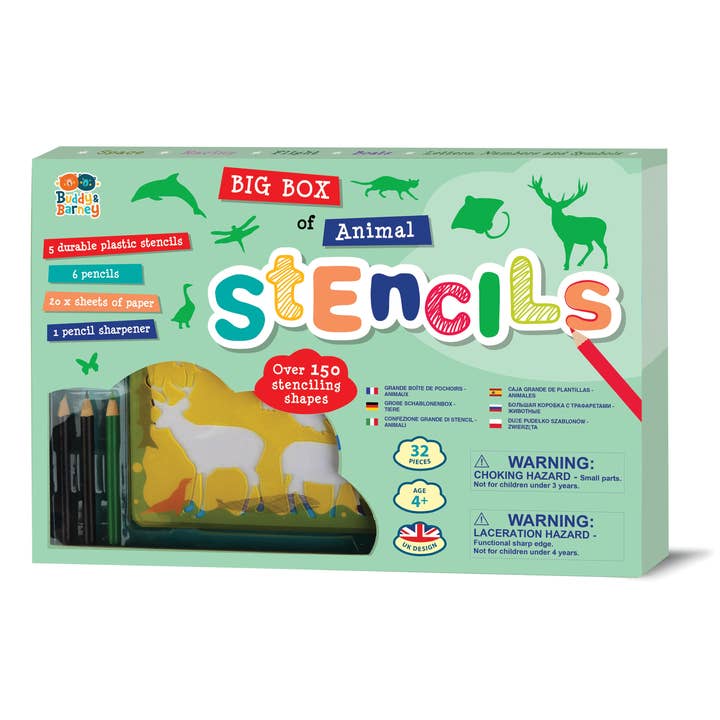 Buddy and Barney LLC - Wholesale Stencil/Craft Die - Big Box of Stencils Animals