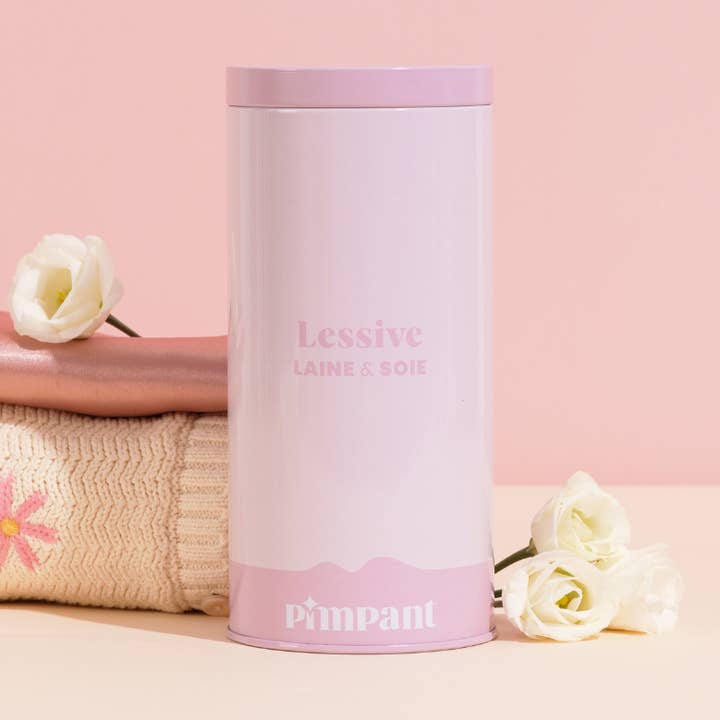 Boîte Doseuse Rechargeable - Lessive Laine & Soie pour la vente par PIMPANT