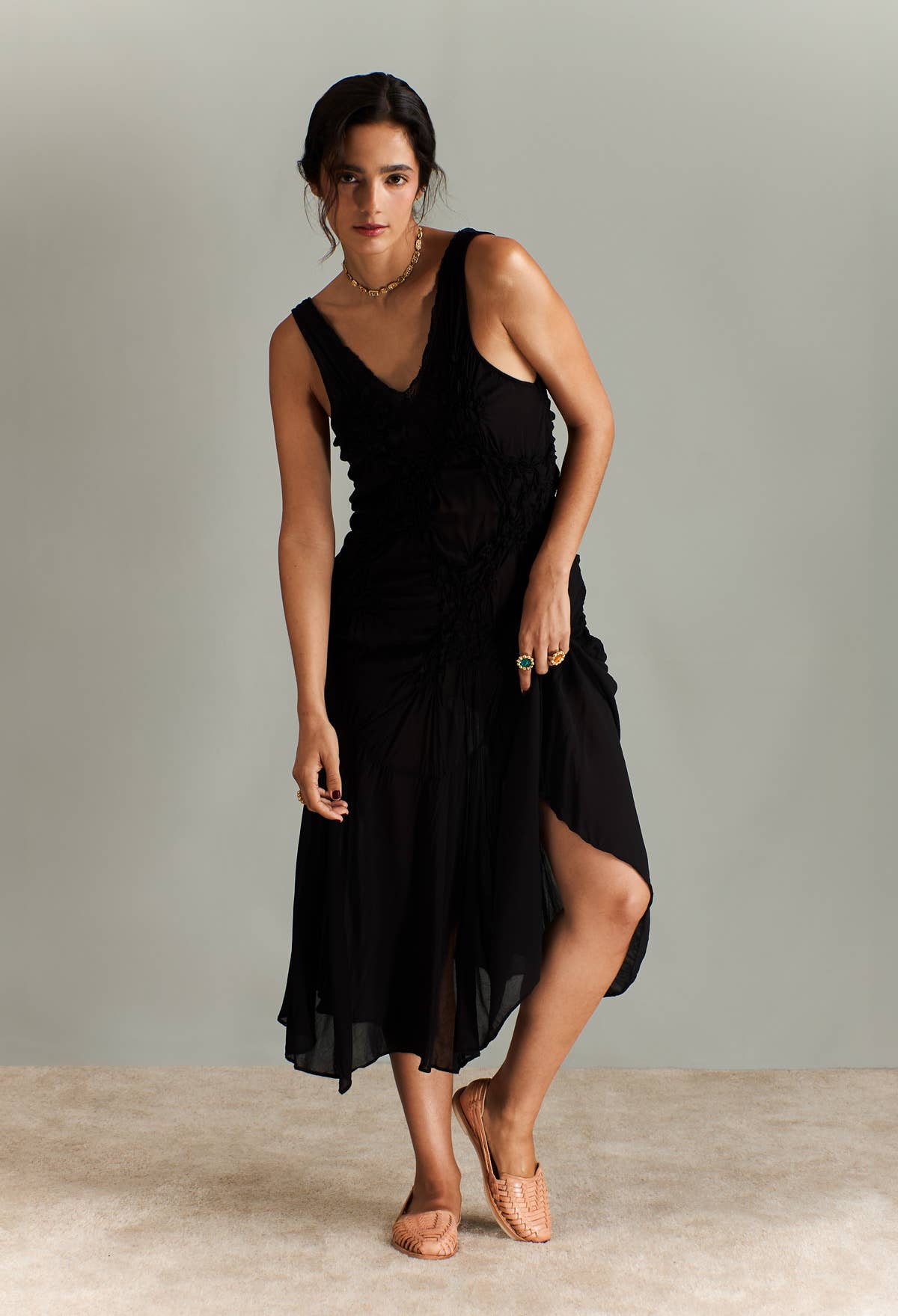 Mexas EU – Großhandel Sandalen – Damen – GÜERITA - Edles braunes Leder von Huarache6