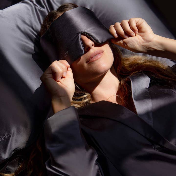 Drowsy Sleep Co. - Wholesale Sleep/Eye Mask - Moonlight Shadow Silk Sleep Mask