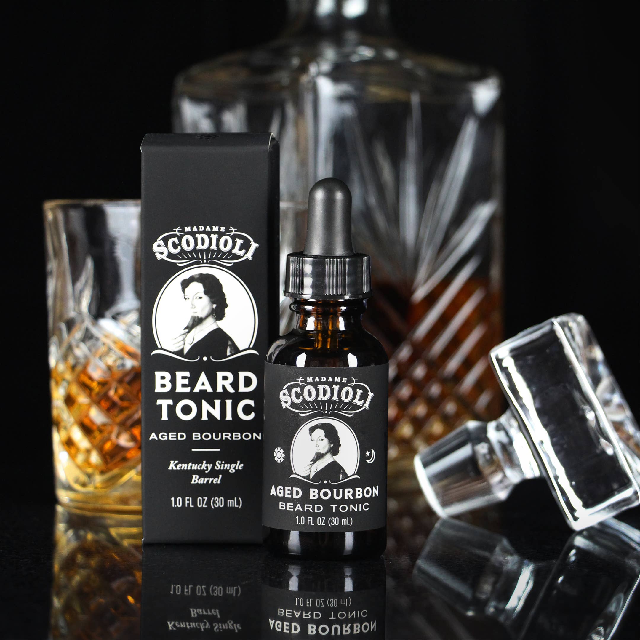 Madame Scodioli - Vente Produit structurant pour la barbe - Tonique à barbe bourbon vieilli