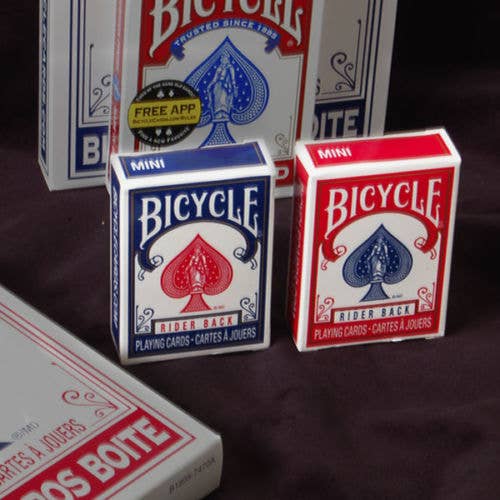 Cardshouse - Vendita all'ingrosso Carte da gioco - Mini mazzo di carte Bicycle Rider Back (rosso)