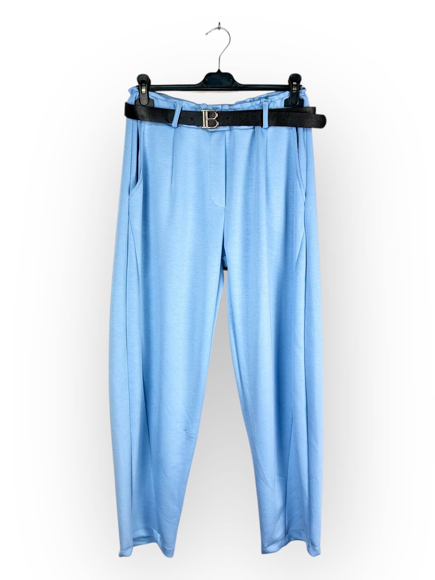 Lucky Nana - Wholesale Pants - Women's - SP 9747-01 - Pantalon uni en tissu lisse16