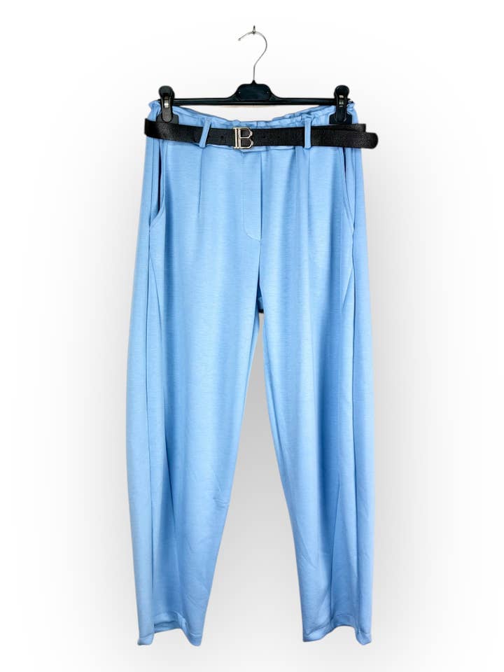 Lucky Nana - Wholesale Pants - Women's - SP 9747-01 - Pantalon uni en tissu lisse16