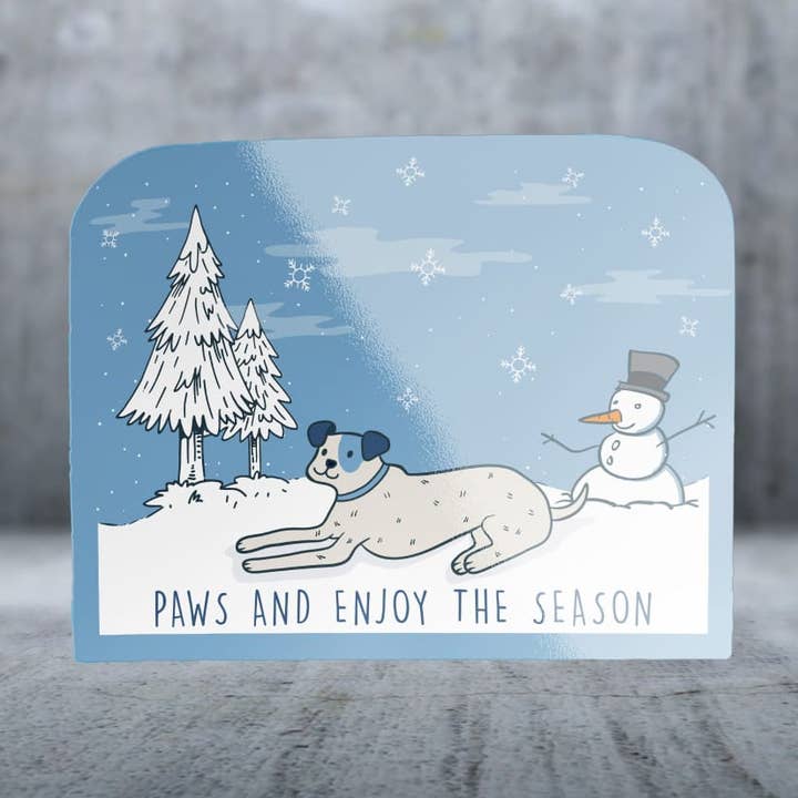 Tassar och njut av säsongen - Klistermärke för wholesale av Two Feet Treats