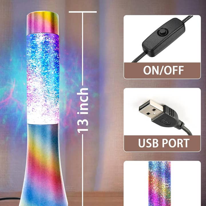 LAX Gadgets - Wholesale Accent/desk lamp - Luminous Elegance: Tech Mod Lava Lamps – A Modern Glow8