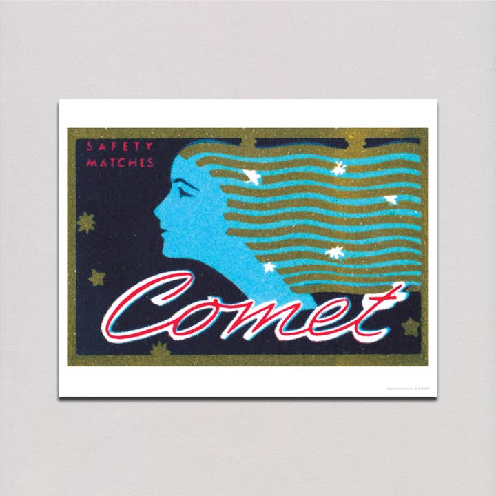 Laughing Elephant – Großhandel Kunstdruck – Comet Safety Streichhölzer — Aufdruck auf Streichholzschachtel-Etiketten