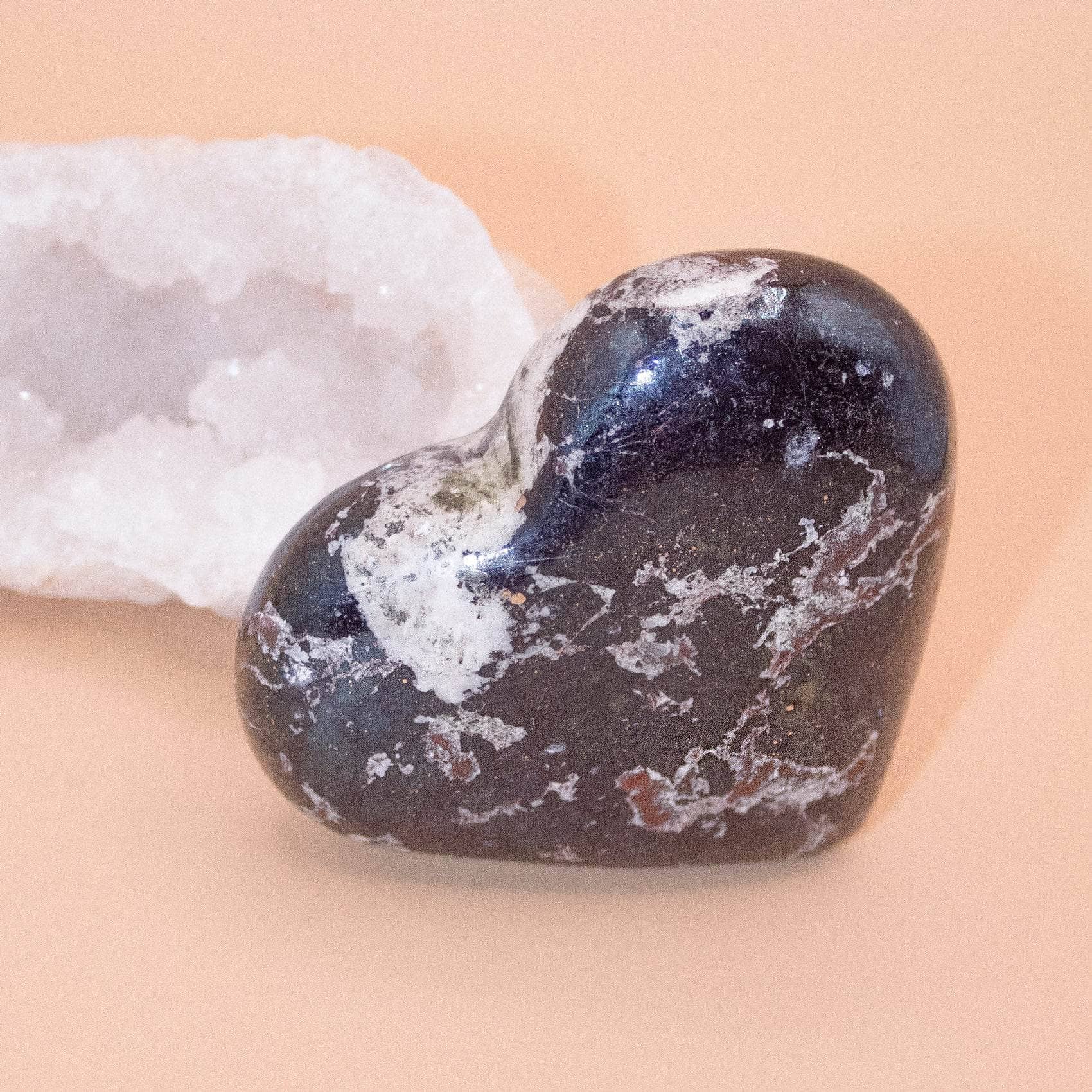 Tiny Rituals - Wholesale Spiritual Stone/Crystal - Rare Covellite Hearts - AAA Premium Quality17