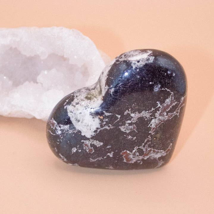 Tiny Rituals - Wholesale Spiritual Stone/Crystal - Rare Covellite Hearts - AAA Premium Quality17