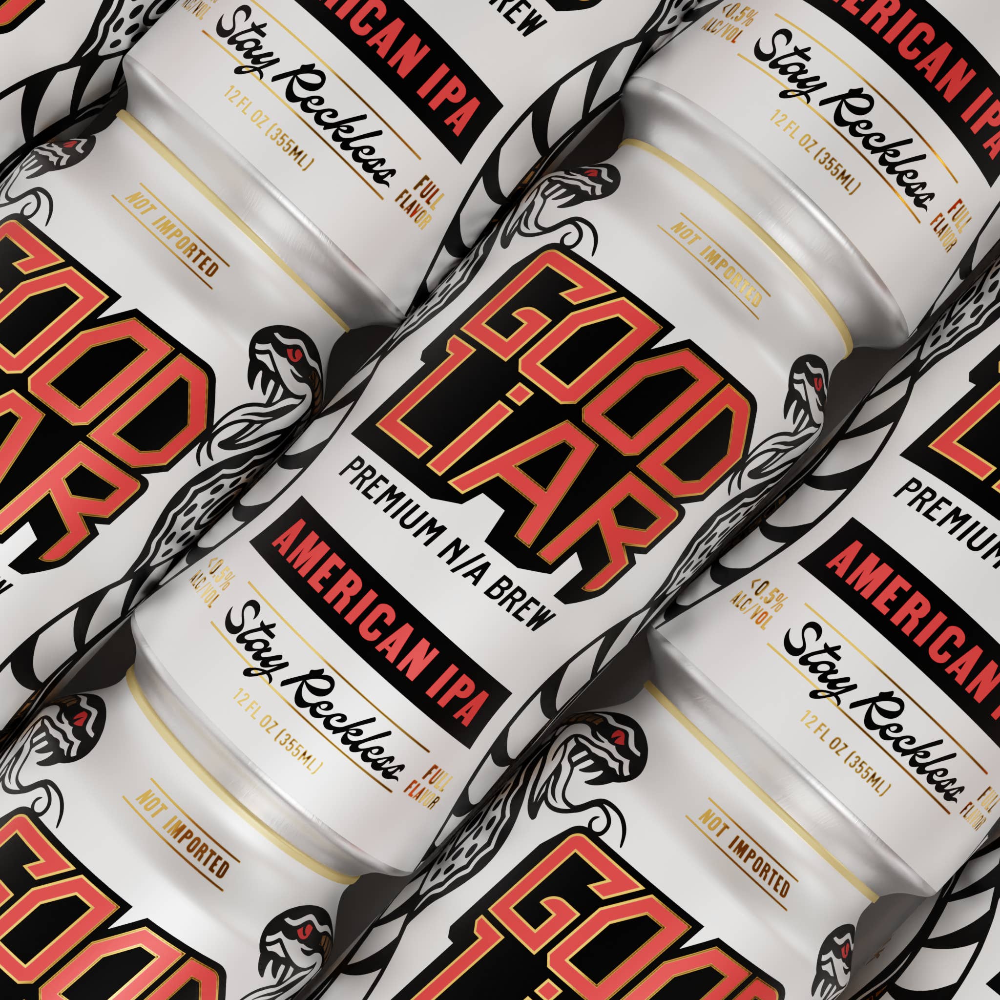 Good Liar - Wholesale Non-Alcoholic Beer - Good Liar - American IPA: (Non-Alcoholic) 2