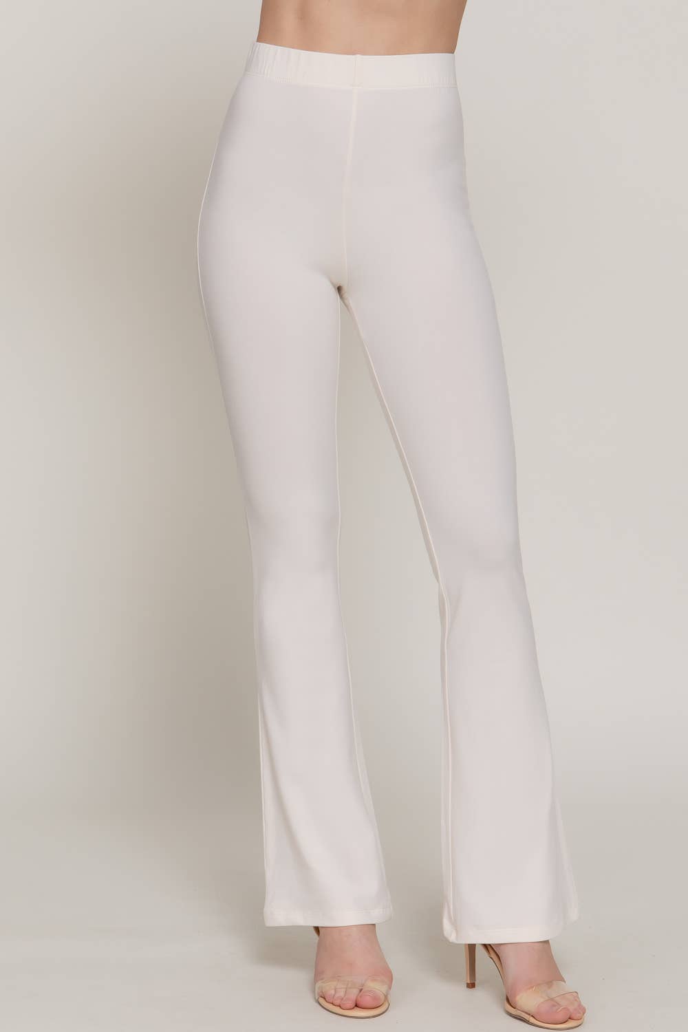 42POPS - Wholesale Athletic/Lounge Leggings - Women's - 0922 Elastic Waist Slim Flare Yoga Pants SI-241857