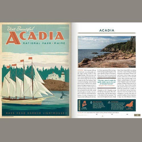 Anderson Design Group - Venta al por mayor Libro decorativo - Libro de mesa de café de tapa dura con tapa dura de 59 parques nacionales: centenario (superventas)11