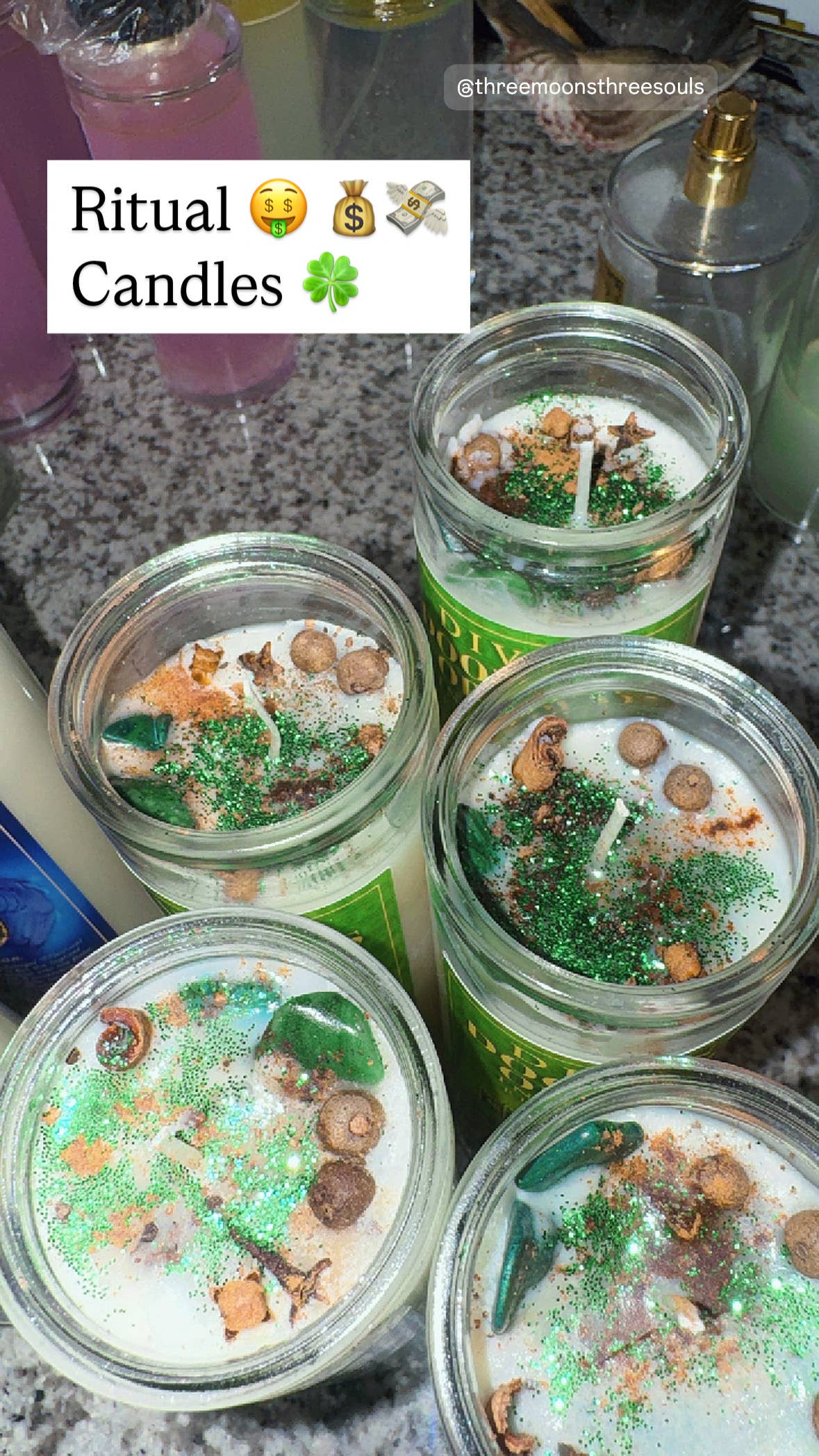 Empathic Moon 777 - Wholesale Votive Candle - Divine Doorways Opening Ritual Candle | Manifest Money3