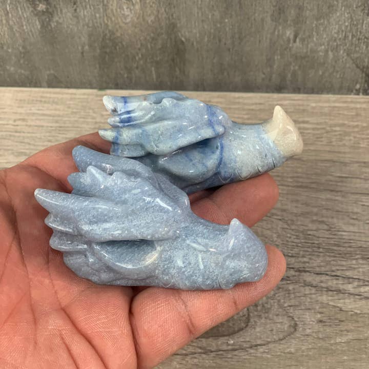 Keystone Crystals - Vente Pierre et cristal de spiritualité - Crânes de dragon en pierres précieuses – Sculptures en cristal en gros18