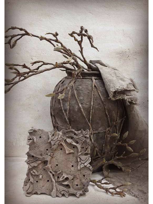 Affiche de jardin L35 : le pot et le tampon pour la vente par Nino-Art