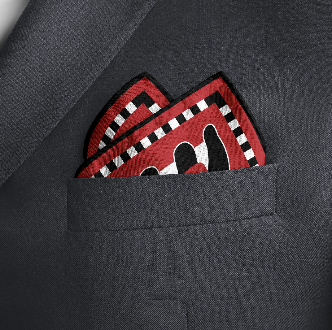 CB Grey - Wholesale Pocket Square - Men's - The Taylor Game Day Midi12