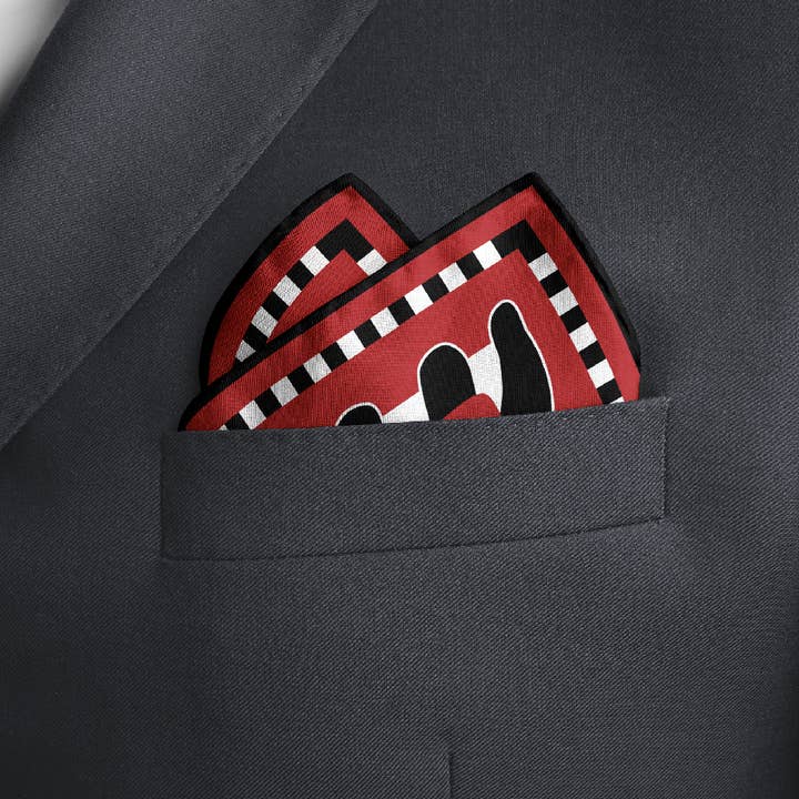 CB Grey - Wholesale Pocket Square - Men's - The Taylor Game Day Midi12