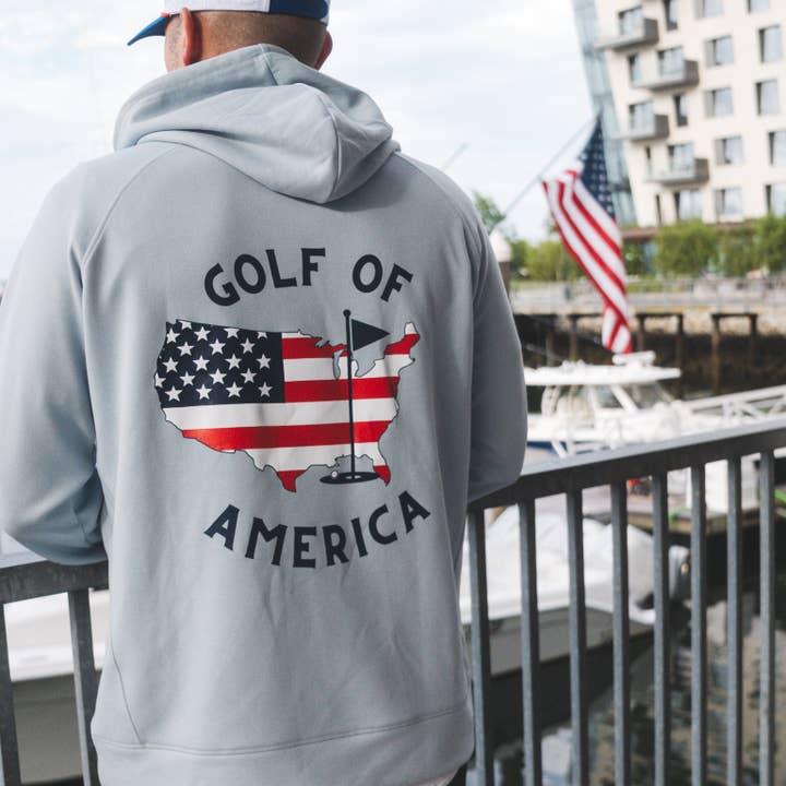 The Golf of America Hoodie for wholesale by Albatross Attire