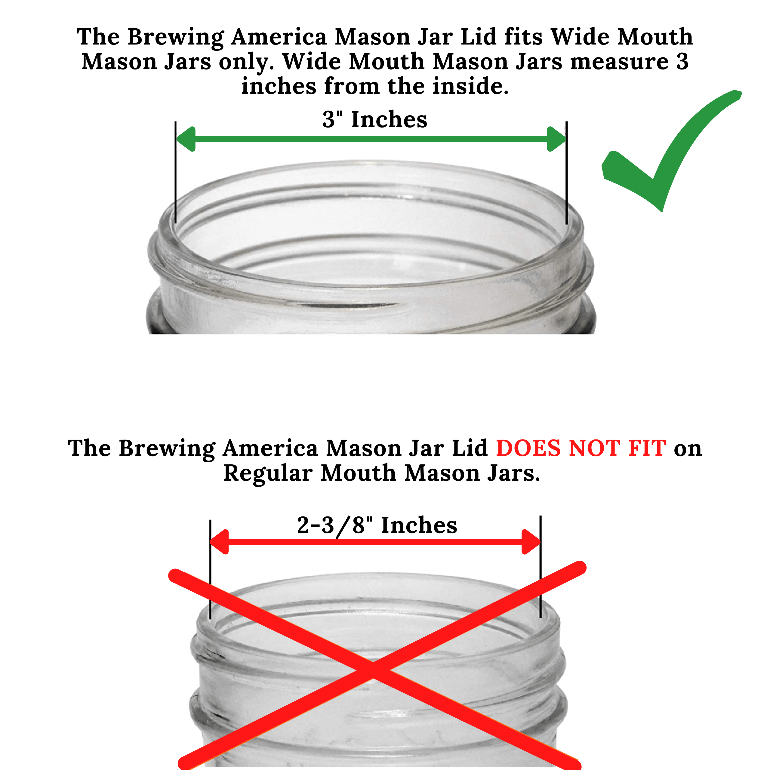 Brewing America - Wholesale Drink Lids - Mason Jar Lids Wide Mouth Plastic 4 Pack Leak Proof with Flip Cap Pouring Spout & Drink Hole Old Glory Blue1