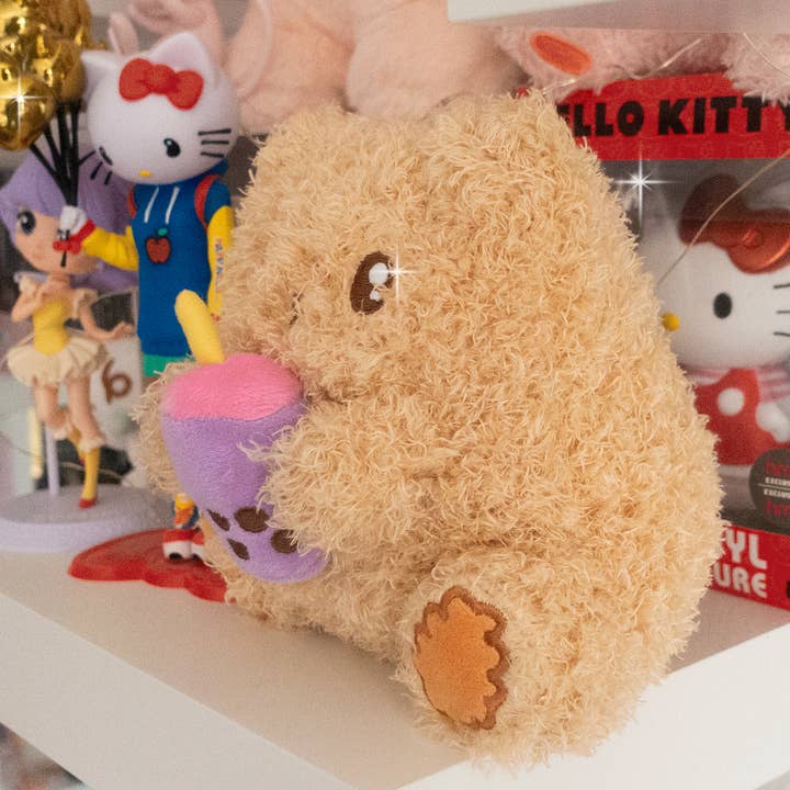 Glitter Bones Boutique - Wholesale Stuffed/Plush Toy - Kids & Baby - Osito Plush - Boba Bear Bubble Tea Plushie4