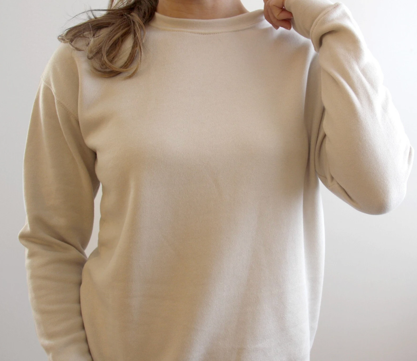 Forever11 – wholesale Sweatshirt – Women's – BELLA + CANVAS 3945 Fleece Drop Shoulder Crewneck Sweatshirt4