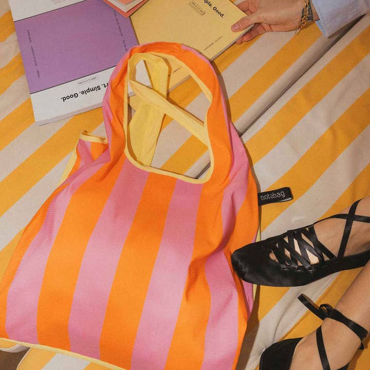 Notabag - Wholesale Tote Bag - Unisex - Notabag Tote - Vanilla Stripes, Summer, Spring1
